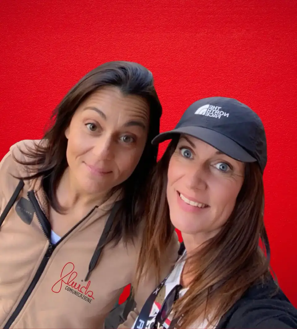 Il team di Fluida Comunicazione al lavoro durante un evento